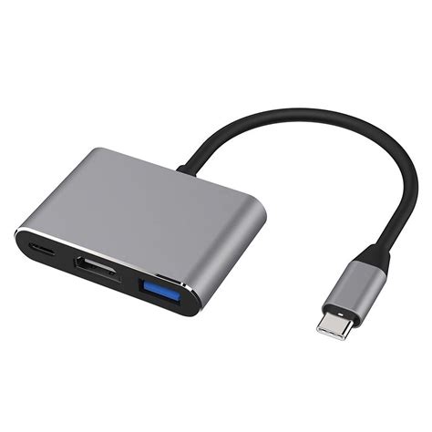 Usb C To Hdmi 3 In 1 Cable Converter For Samsung Huawei Apple Mac Ns Usb 31 Type C To Hdmi 4k