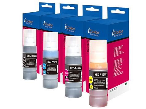 iColor Nachfüll Tinten ColorPack für Epson ersetzt C13T00P140 440 BK