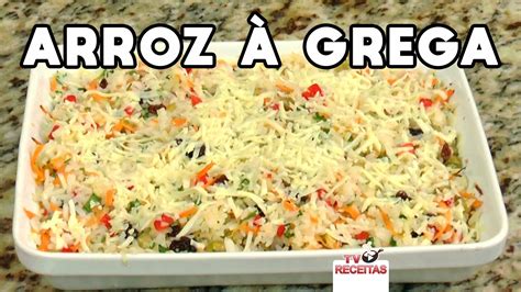 Como Fazer Arroz à Grega Simples Tv Receitas