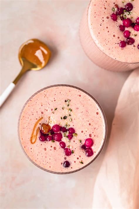 Fresh Cranberry Smoothie Recipe Our Nourishing Table