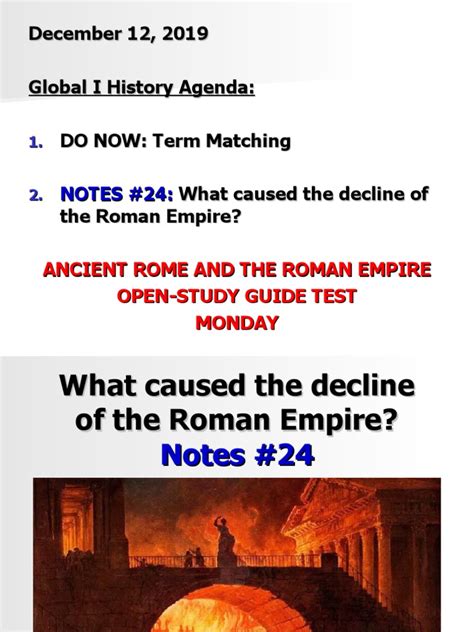 Decline of The Roman Empire | PDF