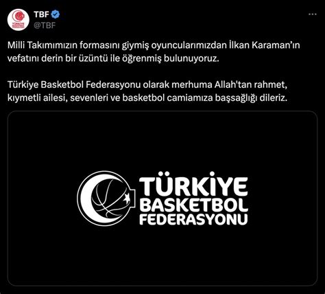 Milli basketbolcu İlkan Karaman yaşamını yitirdi