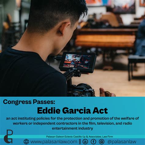 Congress Passes: Eddie Garcia Act - Palasan Law Assoc.