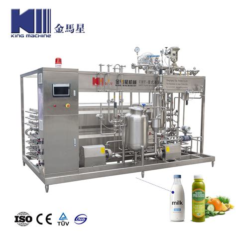 Milk Uht Sterilization Plant Stainless Steel Beverage Fruit Juice