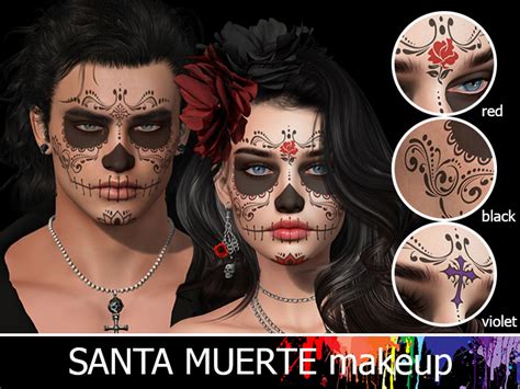 Second Life Marketplace [old Pallete] Santa Muerte Makeup Evo X