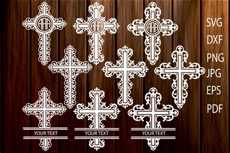 Cross Svg Filigree Cross Svg Cross Monogram Frames