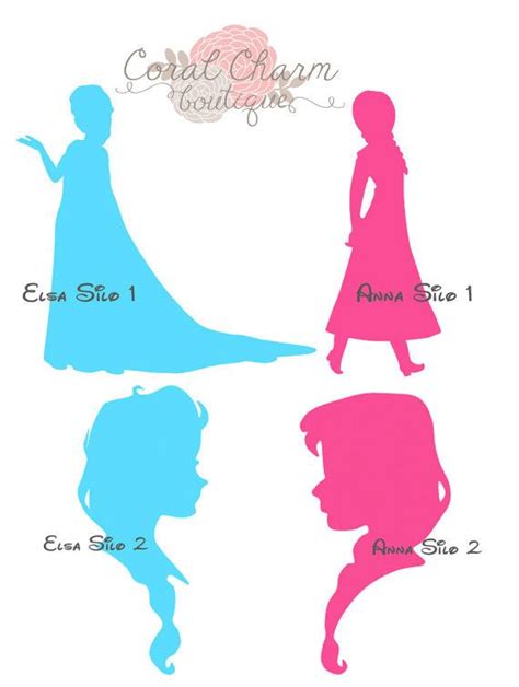 Frozen Anna Elsa File For Silhouette By CoralCharmBoutique On Etsy