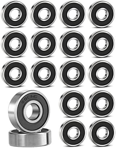 20PCS Skateboard Bearing For Scooters Chain Roller Blade Skates 6082RS