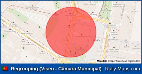 Regrouping Viseu Câmara Municipal stage map Constálica Rallye