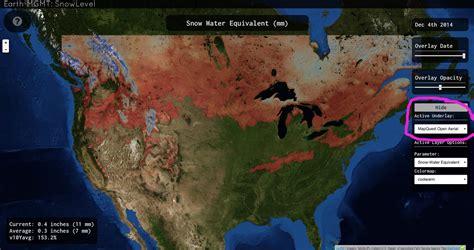 SnowLevel - how much snow is there? 1km resolution, US and much of ...