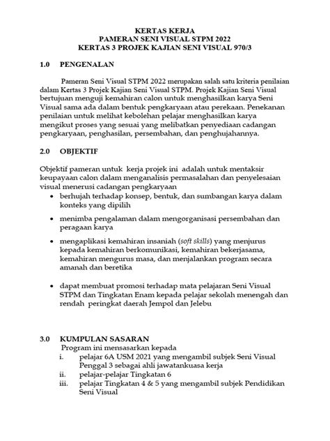 Kertas Kerja Pameran Sv Pkat Sek 2016 Pdf