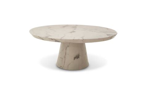 White Stone Coffee Table Disc Pols Potten 100cm Maison En Vogue