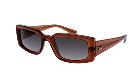 Sonnenbrille Ray Ban Kiliane RB4395 6678 T3 54 21 Transparent Brown Auf