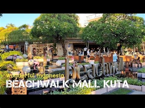 BEACHWALK MALL Kuta Indonesia Walking Tour Bali Indonesia 2023 YouTube