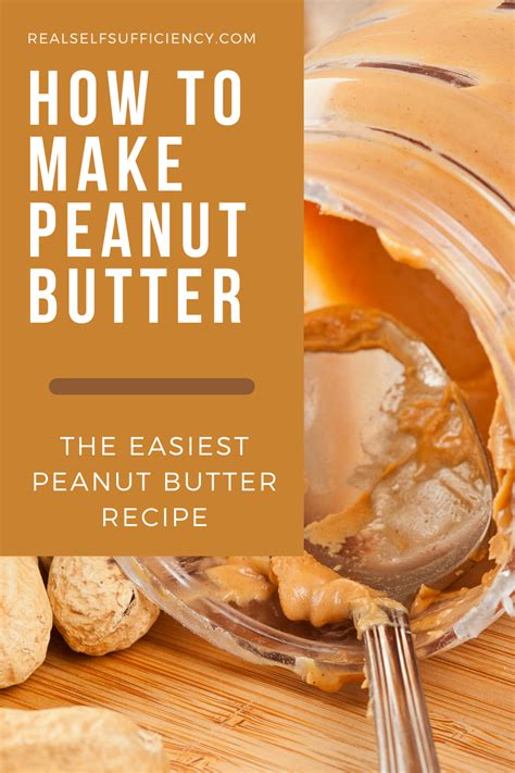 The Easiest Homemade Peanut Butter Recipe