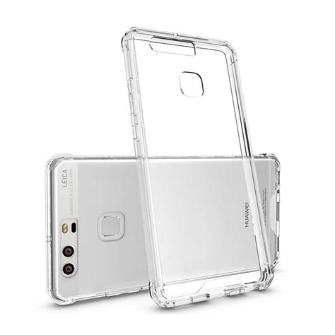 Funda de teléfono delgada para Huawei Ascend P9 marco híbrido de TPU