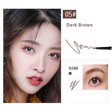 Eyebrow Pencil Automatic Rotation Beginner Eyebrow Brush Long Brightener