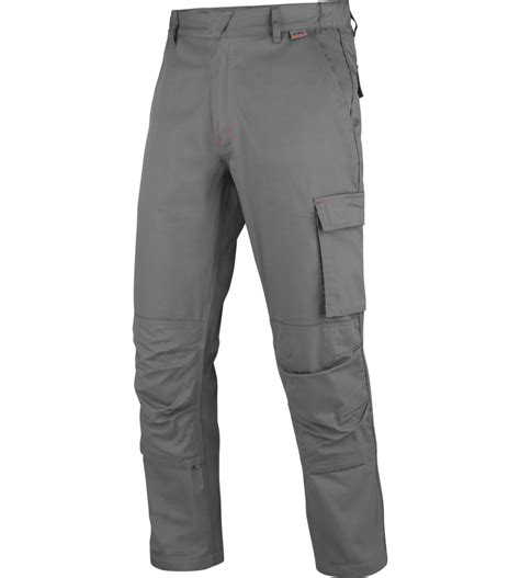 Pantal N De Trabajo Classic Stretch Gris