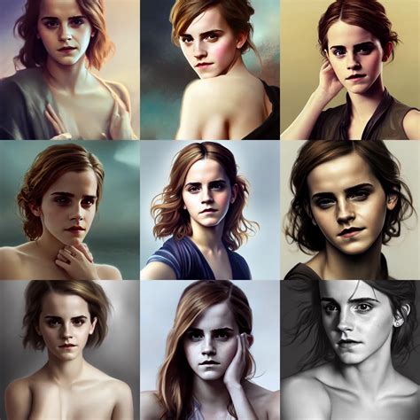 Emma Watson Showing Her Hand Realistic Digital Stable Diffusion