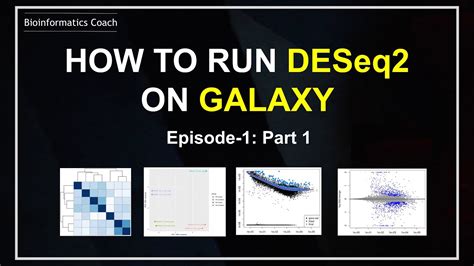 Galaxy Tutorial On How To Analyze Rna Seq Gene Expression Data Using Deseq2 Youtube