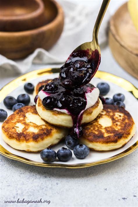 Syrniki Recipe Russian Cheese Pancakes Babaganosh