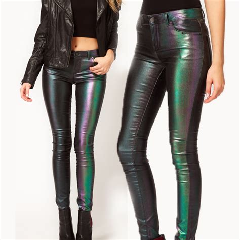 Shiny Leggings Tight Leggings Leggings Are Not Pants 2010s Fashion