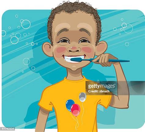 58 Kids Brushing Teeth Cartoon Stock Photos, High-Res Pictures, and ...