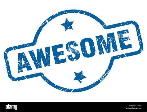 Awesome Vintage Stamp Awesome Sign Stock Vector Image And Art Alamy