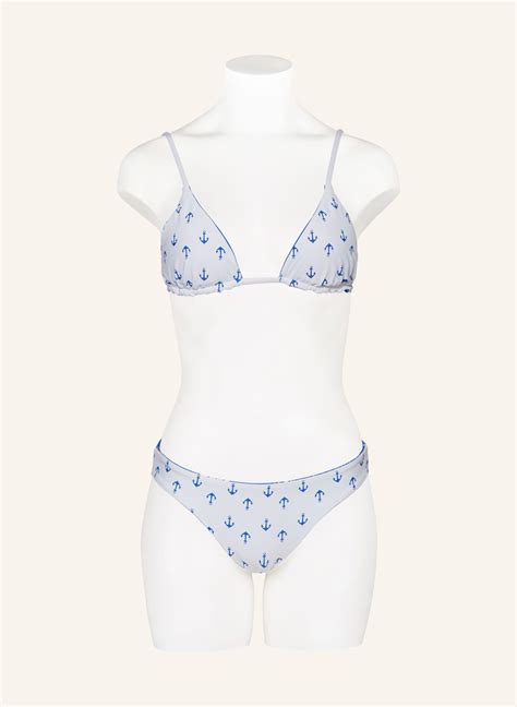 Seafolly Triangel Bikini Top Ahoy Zum Wenden In Blau Weiss