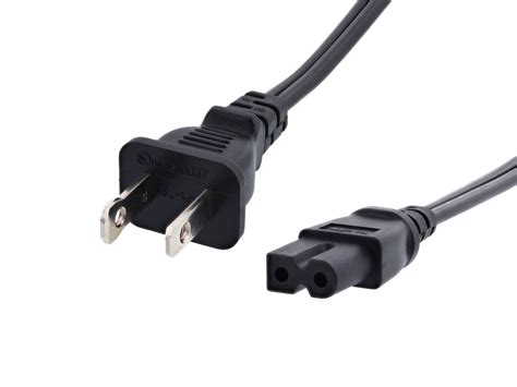 6 FT Standard Laptop Power Cord C7 - Polarized | Computer Cable Store