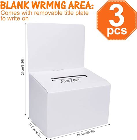 Ch Box 10 Pack 6x6x6 Inch Cardboard Ballot Boxes For 48 Off