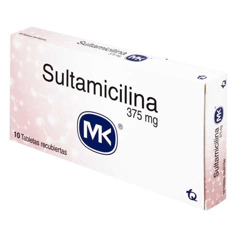 Sultamicilina Mg Tabletas Mk Farmaprime