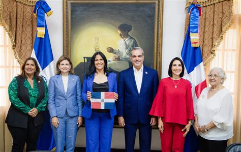 Fotos PresidenciaRD Presidente Abinader Recibe A Thais Herrera En El