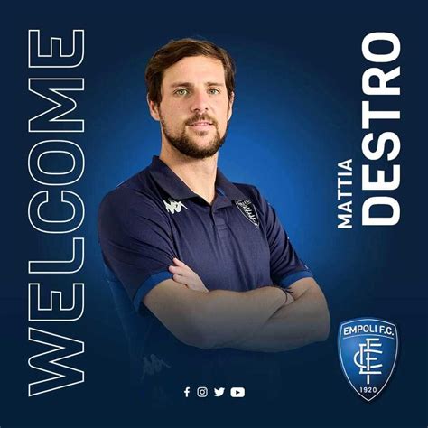 Ufficiale Mattia Destro Un Nuovo Giocatore Dell Empoli Contro