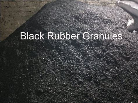 A Grade Black Color Crumb Rubber Granules For Industrial Uses Hardness