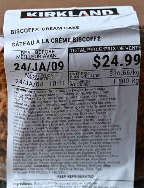 Costco Kirkland Signature Biscoff Cream Cake Review - Costcuisine