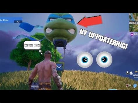 Ny Uppdatering I Fortnite Ninja Turtels Youtube