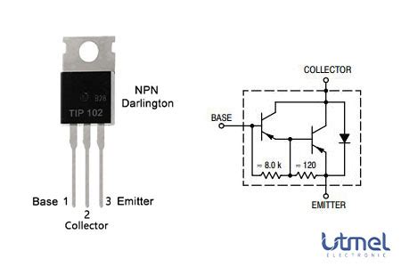 TIP102 NPN Transistor Datasheet Pinout And Application