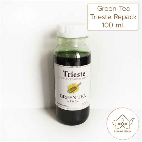 100mL Trieste Green Tea Syrup Sirop Matcha Sirup Macha Teh Hijau