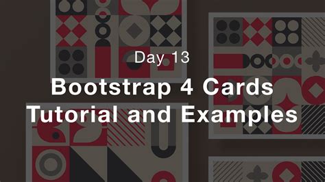 Day 13 Bootstrap 4 Cards Tutorial And Examples Bootstrapbay