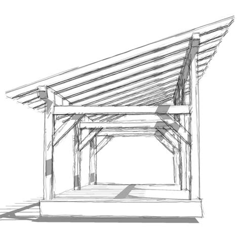 Shed Roof Plans Timber Frame Hq