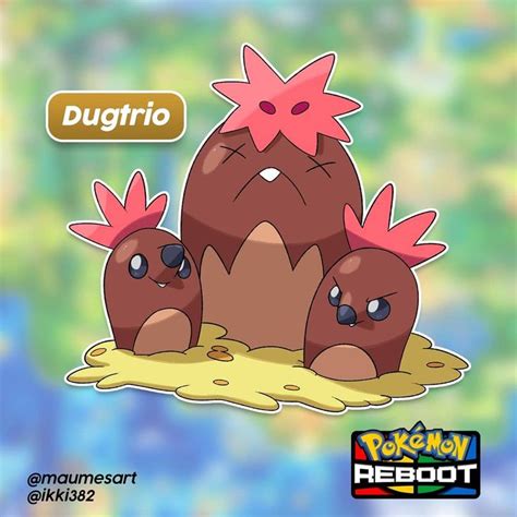 Pokémon Reboot En Instagram Dugtrio Ground Is A Misterious Species