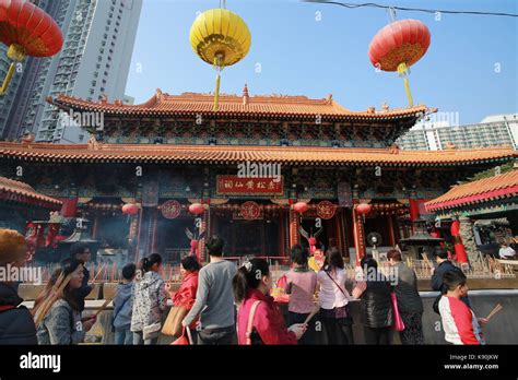 Wong Tai Sin Temple Is A Well Known Shrine And Major Tourist Attraction