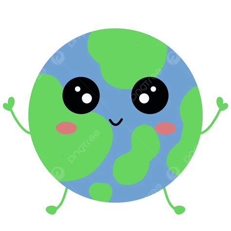 Earth Planet Cute Planet Stickers Earth Png Transparent Clipart Image