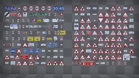 UK Road Signs by Leap Interactive Ltd in Props - UE4 Marketplace