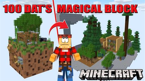 I Survived 100 Days Of Magical Skyblock In Minecraft Minecraft Java