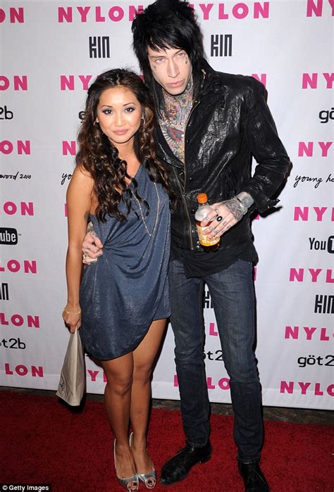 Brenda Song: Busted! Brenda Song and former fiance Trace Cyrus appear ...