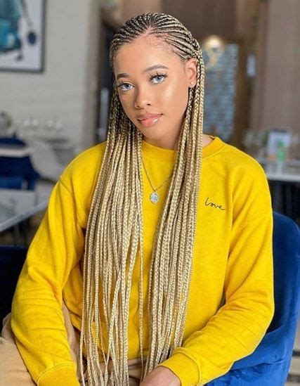 36 Blonde Box Braids Hairstyles You Should Choose New Natural Hairstyles