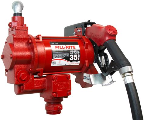 Fill Rite Sotera 115230 Volt Diesel Fuel Pump 35 Gpm With Hose And Automatic Nozzle