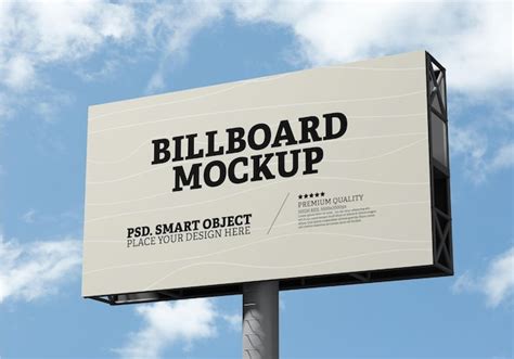 Premium Psd Billboard Mockup Template